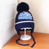 Cartoon Dinosaur Boys Girls Ear Protection Hat Winter Children Knitted Hats Warm Baby Thicken Beanies Cap Kids Accessories