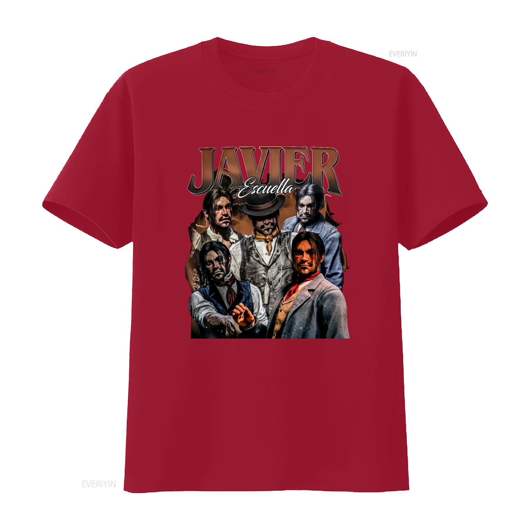 Javier Escuella Limited Vintage T Shirt For Women and Men 90s Style Idea vintage Washed Top For Everyday Wear Casual S