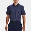 Under Armour Solid Color Casual Short Sleeve Polo Shirt Men Tops Midnight-Navy 1377294-410