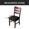 Jacquard Cushion Slipcovers Protectors,Washable Polyester Dining Chair Covers for Wedding