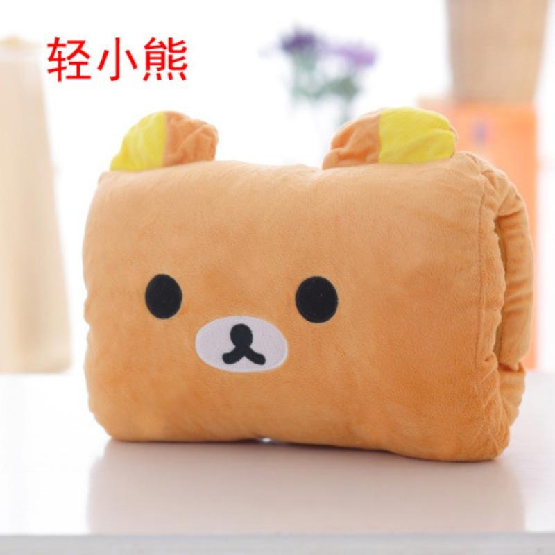 Cute Cartoon Hand Warmer Pillow Soft Stuffed Animal Creative Gift for Kids Nap Cushion Hand Warmer  Travel Neck Pillow