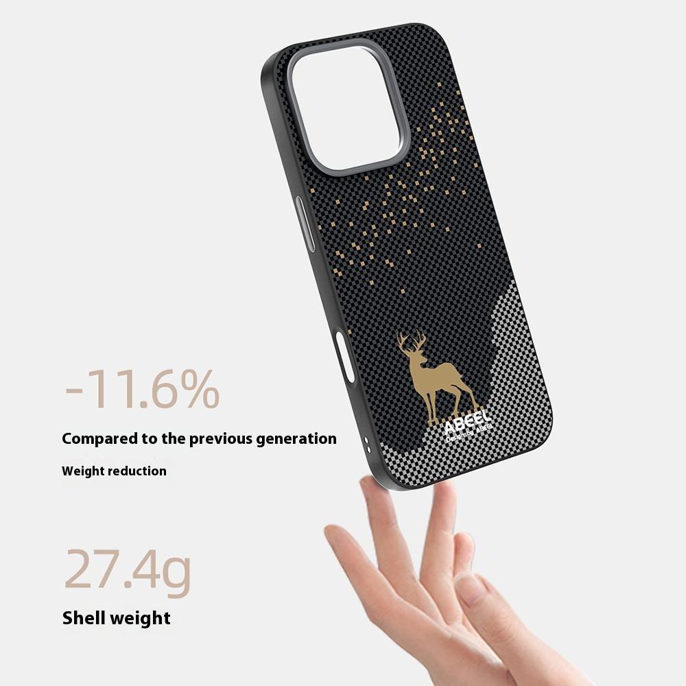 ABEEL For iPhone 16 Case Compatible with MagSafe Ultra Slim PC TPU Phone Back Cover