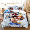 One Piece Anime Bedding Set Juvenile Monkey D.Luffy Odyssey Duvet Cover Set Design Bedding Set King Size Bed Comforters