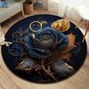 1Pcs Flower Round Rug Area Rug Flower Round Carpets For Living Room Bedroom Chair Carpets Home Decor Gifts