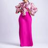 Women's Lace Off-the-Shoulder Fishtail Evening Dress
