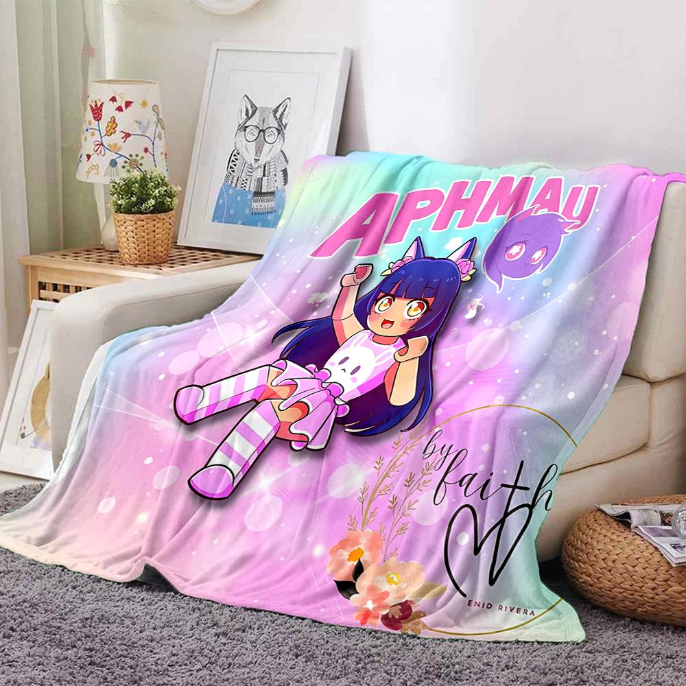 1Pc Aphmau'S Whimsical World Blanket For Couch Bed Plush Cozy Fuzzy Blanket Super Soft Warm Blankets For Fall And Winter 09181