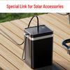 Solar-Powered Fan with External 12V Lithium Battery (4000mAh/8000mAh) – Contact Us Before Ordering