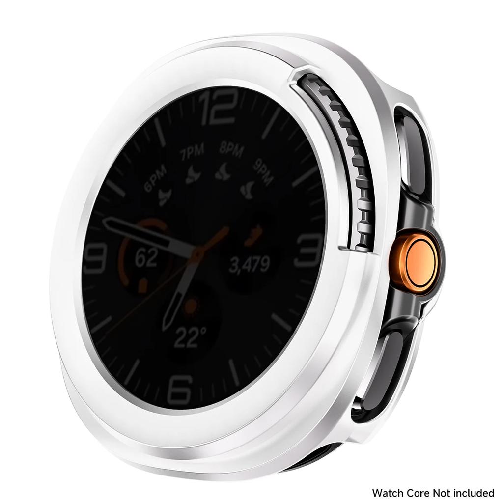 PC-fodral+Glas Sekretessfilm Fodral För Samsung Galaxy watch 8 Classic Tillbehör Skärmskydd Stötfångare Skyddande Hölje Klocka 8