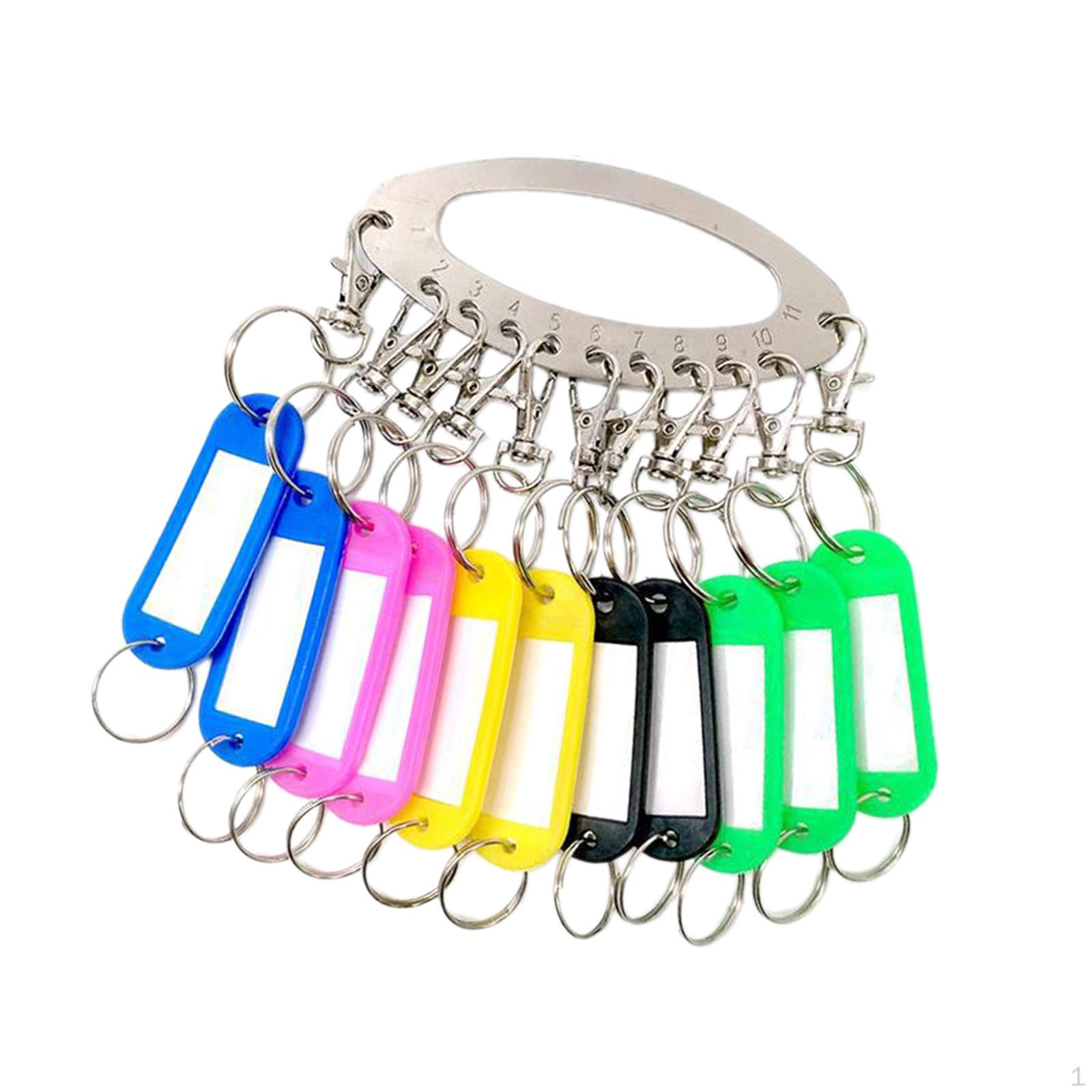 

Компактная ключница с ручкой и этикеткой для удобства организации