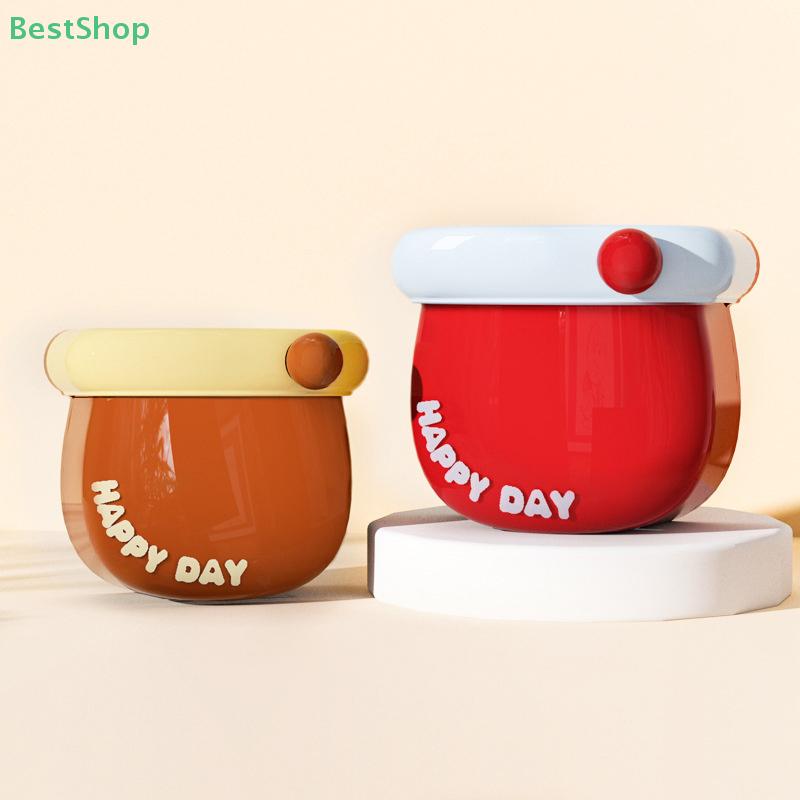 Magnetic Plastic Storage Box Dopamine Wall Mounted Tableware Container Punch-free Refrigerator Storage Box