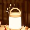 Home Decor Portable LED Night Light Dimmable USB Changing Bedside Ambient Light Creative Hanging Table Lamp Gifts