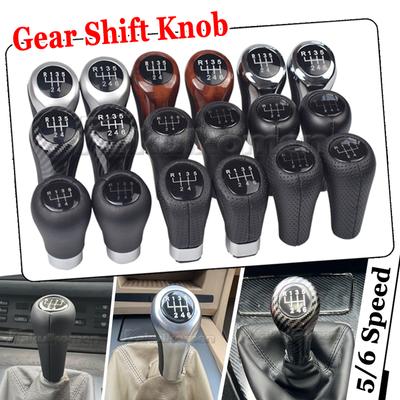 56 Speed MT Gear Shift Knob for BMW E46 E53 E60 E61 E63 E65 E81 E82 E83 E87 E90 E91 E92 1356Series X1 X3 X5 Pen Arm POMO Head
