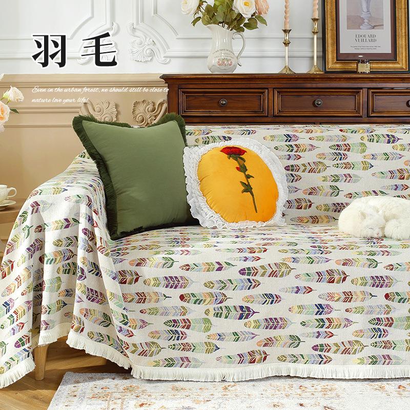 American Style Thickening Sofa Towel Two-sided Easy To Lay Sofa Cover Dust Anti-cat Scratch Protection Cover Sofa Blanket Carpet