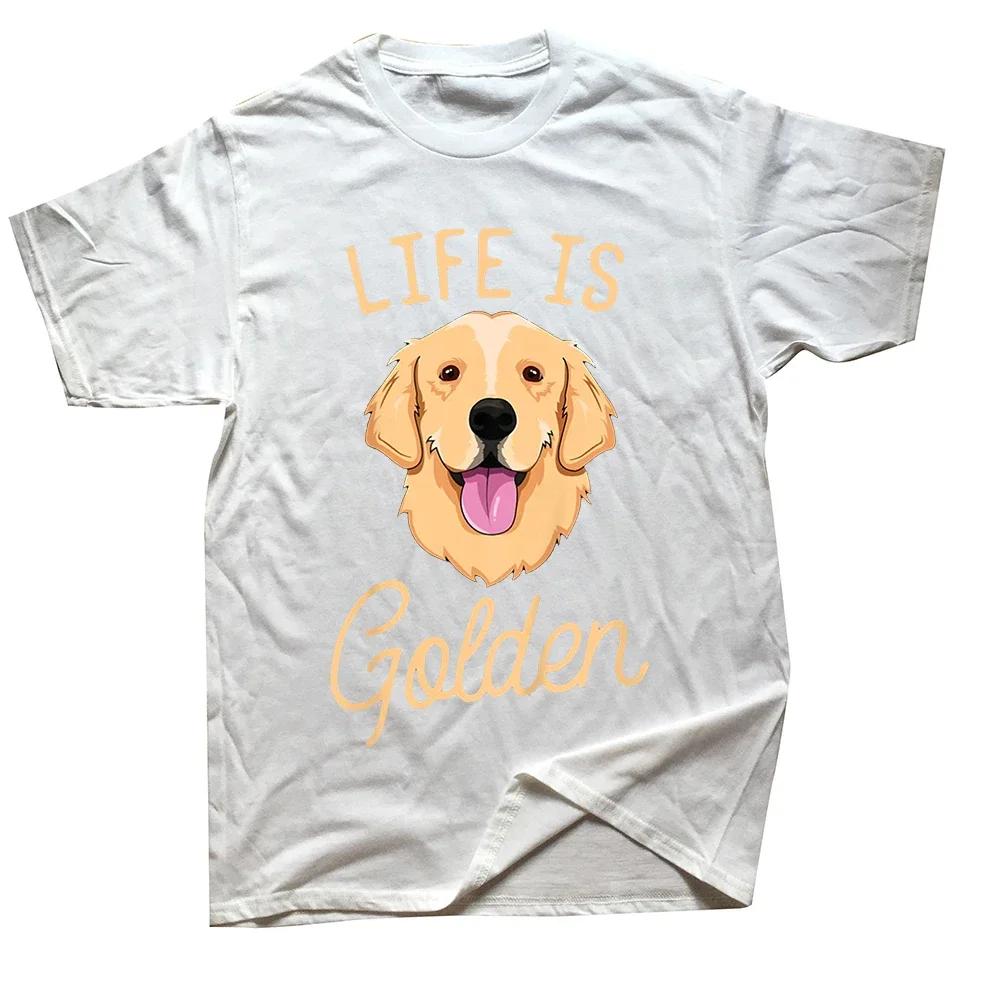 Vintage Golden Retriever Lover Best Friends For Life Dogs Tee Tops Round Neck Short-Sleeve Fashion Tshirt Casual Basic T-shirts