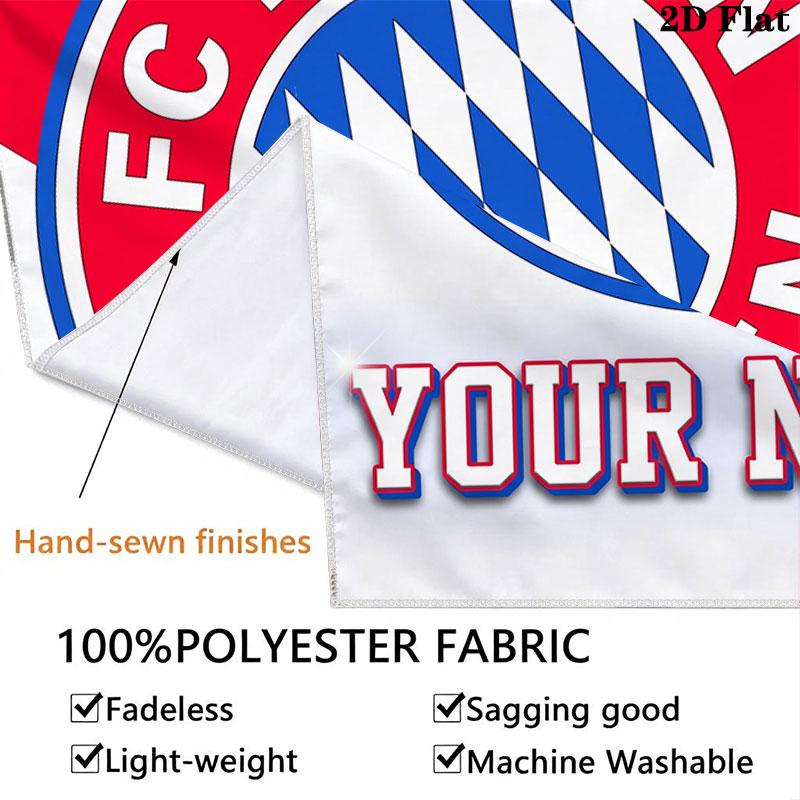 Custom Fc Bayern Munich Wall Hanging Printed Fabric Blanket Decorative Tapestries for Bedroom Living Room Home Decor