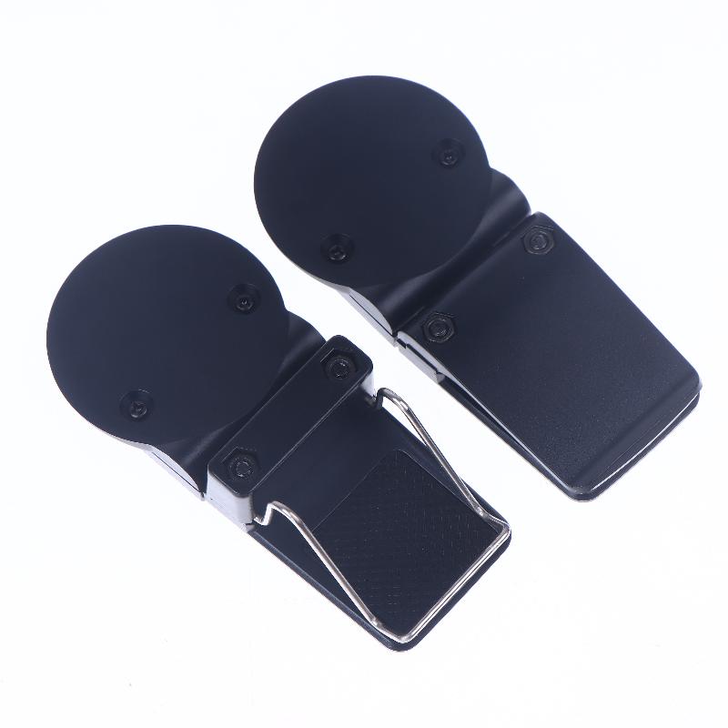 1 Set Morsetto Multifunzione in Acciaio Morsetto in Plastica Morsetto per Auricolare Bluetooth da Casco Morsetto di Fissaggio per Auricolare da Casco per Moto Bicicletta Elettrica