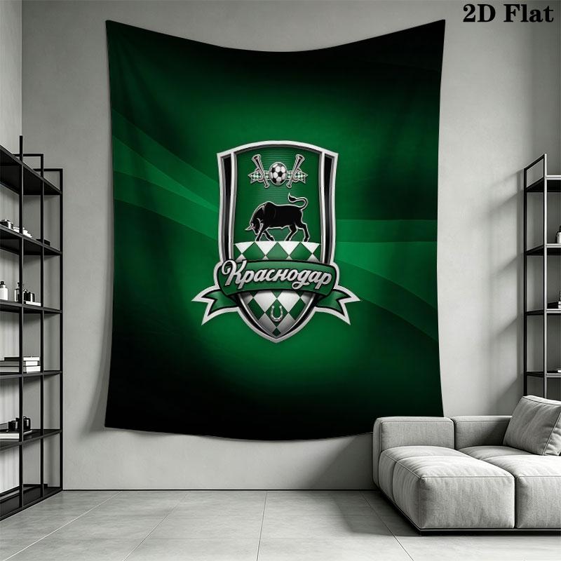 FC Krasnodar Surge Wall Hanging Printed Fabric Blanket Decorative Tapestries for Bedroom Living Room Home Decor