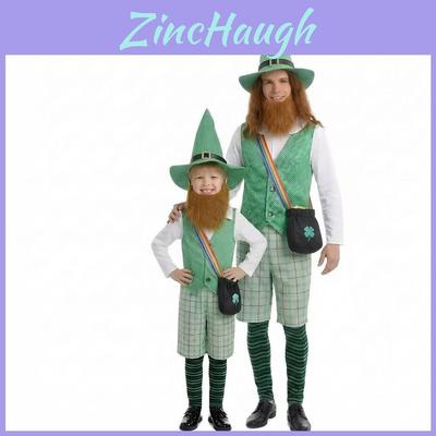 St Patricks Day Cosplay Costume For Children With Felt Fabric For Stage Performances And Parties
