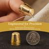 10pcs Antirust Coating Finger Protector Thimbles Hand Sewing Thimbles  Quilting Craft Supplies