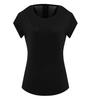 Women's Breathable Summer Sports T-Shirt - Moisture-Wicking, Round Neck, Short Sleeve, Dance & Fitness Style