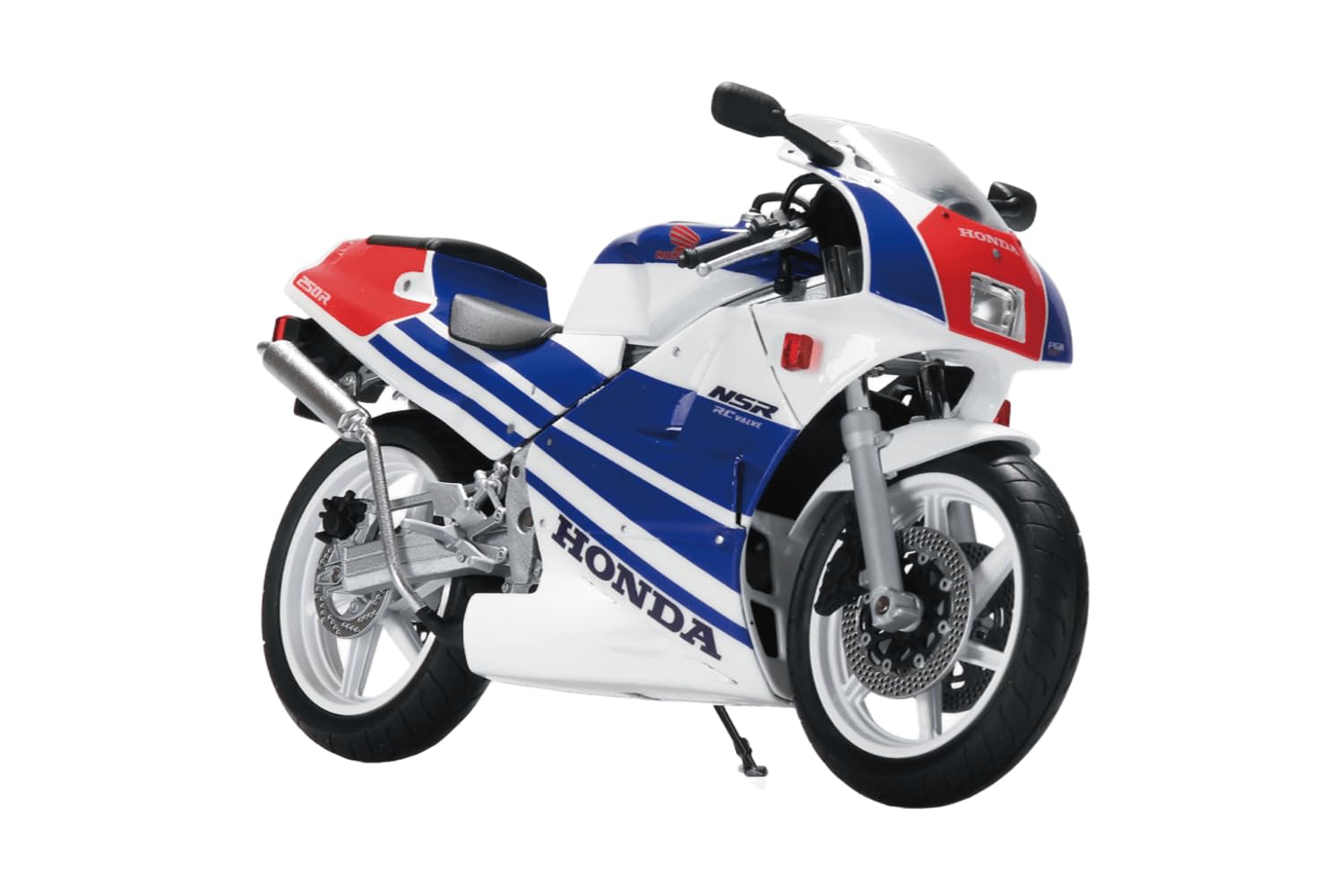 

Aoshima Bunka Kyozai Scale Finished Motorcycle Honda NSR250R Ross White x Terra Blue 165mm Painted Finished Product Co., Ltd. (AOSHIMA) 1/12 89