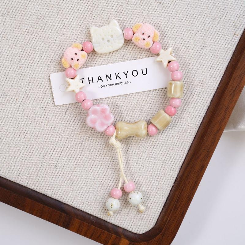 5Pcs Bohemian Multi-Layer Rice Bead Bracelet Wings Pendant Elastic Rope Bracelet Ethnic Style Jewelry