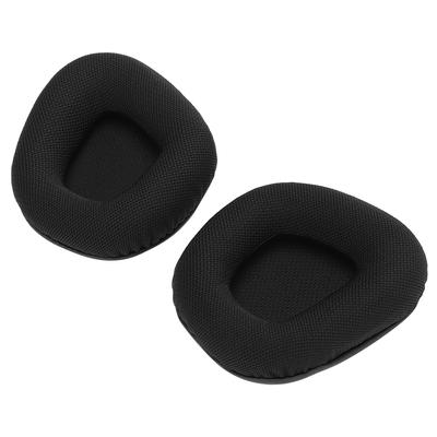2 pièces Housse de coussinet d'oreille de remplacement Compatible avec Corsair VOID PRO Noir (FYZ 183)