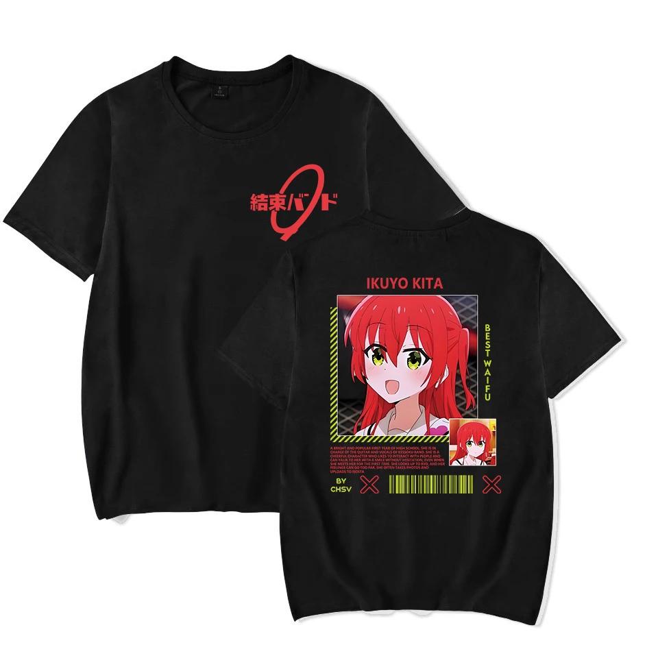 Classic Special Tshirt Bocchi The Rock Gotou Hitori Unisexga Shirt Anime Comfortable Hip Hop Graphic T Shirt Short Sleeve Tees