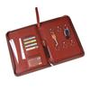 PU Leather A4 File Folder with Zipper A4 Document Folder  For Office School Supplies