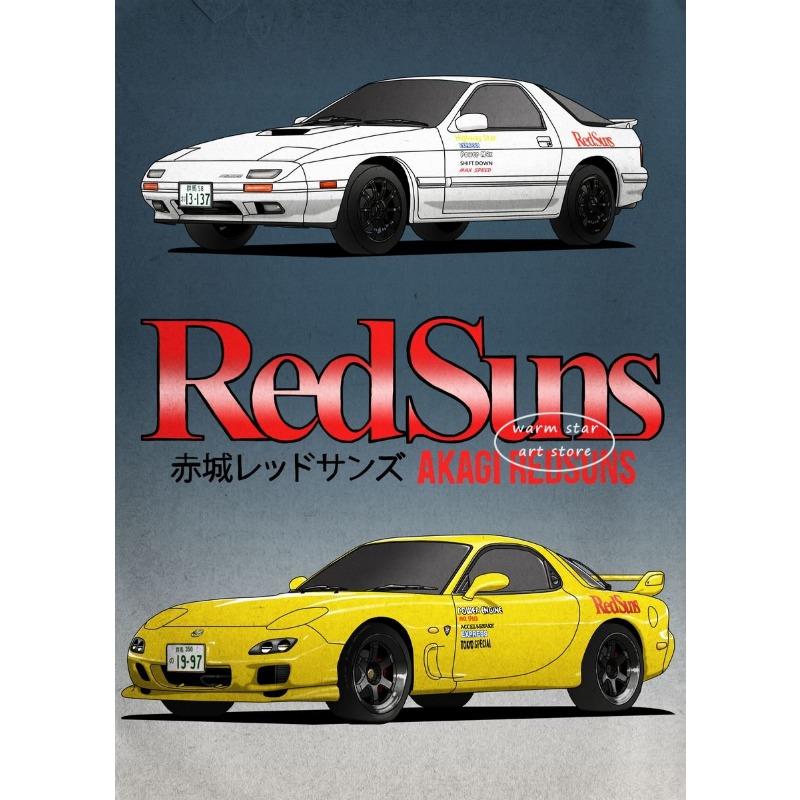 

Initial D Poster Anime Initial Drift Car AE86 TAKUMI Jdm Car Wall Art Kawaii Room Decor Quality Canvas Painting Home Decoration 21cm×30cm NoFrame