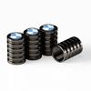 VOQO2 4Pcs Car Wheel Tire Valve Caps Tyre Rim Stem Covers Airdust Waterproof For BMW 1 3 5 7 series X1 X2 X3 X5 X6 G30 G20 G11 G12 F40