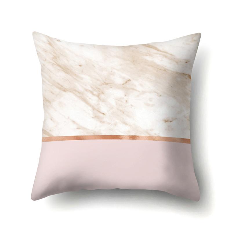 Polyester Pillow Case Automobile Decoration Home Printed Pillow Case Waist Cushion Cover Car Cushion Head Cushion Cover
