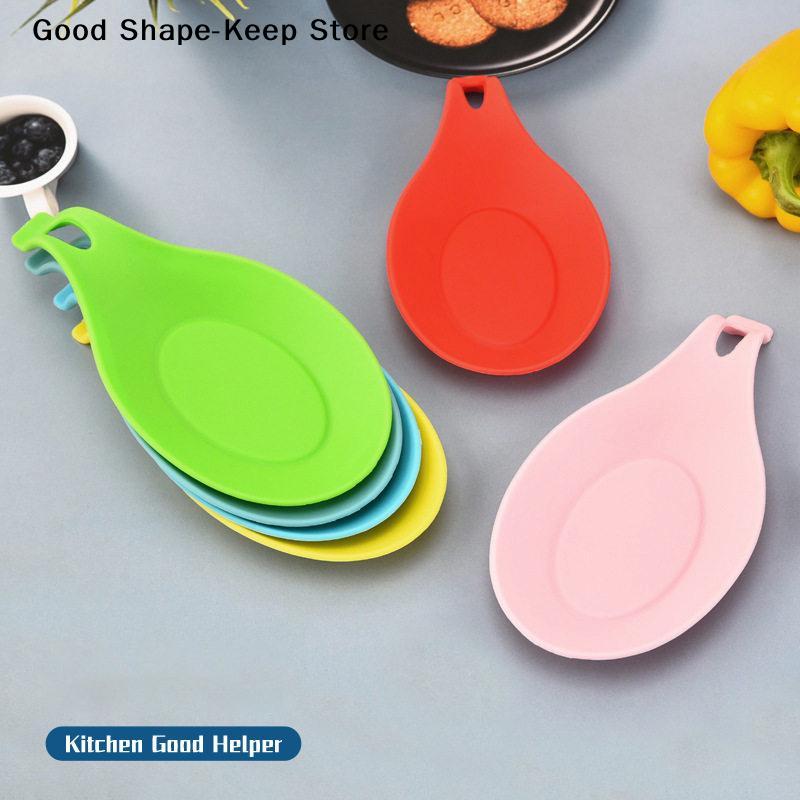 dailyLarge Ceramic Spoon Holder Heat Resistant Rest for Cooking Utensils Coffee Countertop Non Slip DesignDaily products