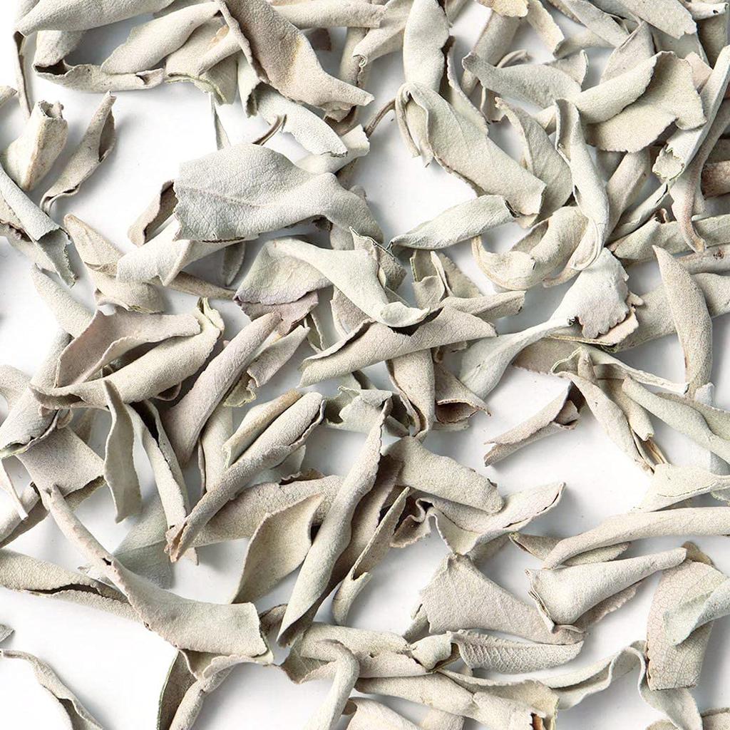 [GOLDSTEIN] Pestizidfreier Weißer Salbei aus Kalifornien, ca. 50g (Keine Zweige, Zerquetscht)
