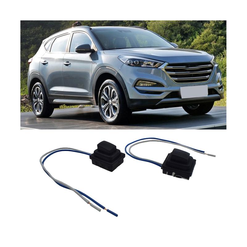 1 Pair Front Door Smart Handle Small Button 82661-D3710 82651-D3710 for Hyundai Tucson 2016- Outside Puller Switch