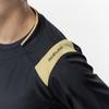 Volleyball wear BASIC short-sleeved training top V2MEC531 Unisex Black x Gold L