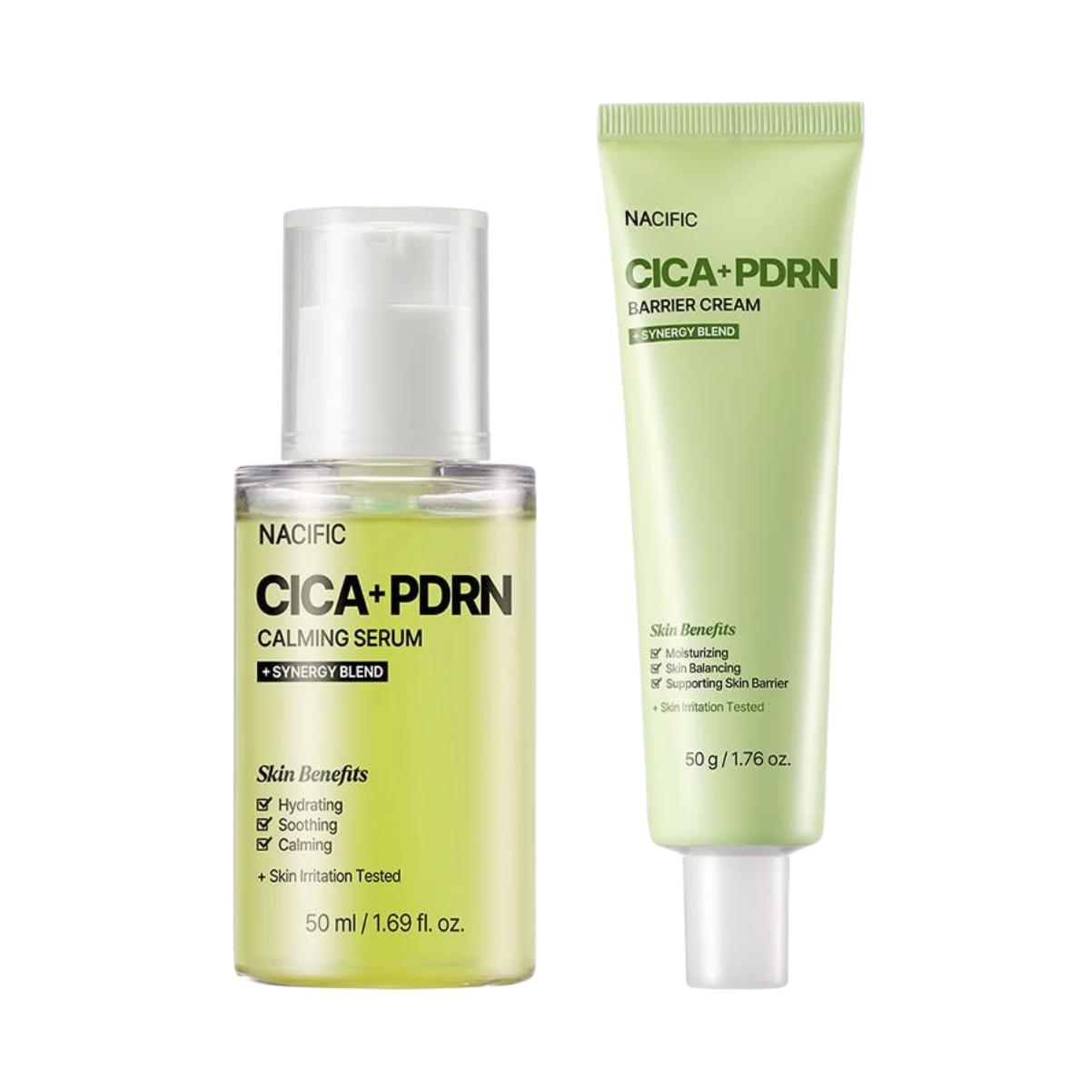 

NACIFIC Origin Cica PDRN Serum & Cream Duo Set - Revitalizing & Barrier Care Kit
