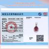 Exquiste Silver Ruby Pendant Necklace Small Elegant Designs S925 Silver Natural Gemstones Fine Jewelry for Women Daily Wear