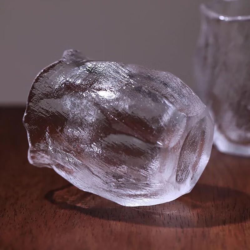 Handmade Natural Rose Crystal Teacup