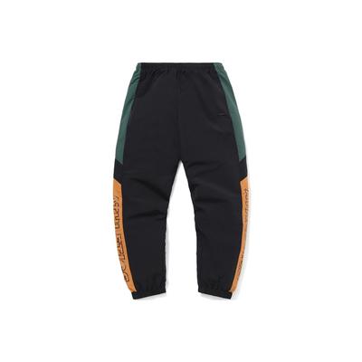 Li Ning Loose Fit Printed Knit Sports Pants Unisex Bottoms Black AYKQ825-3