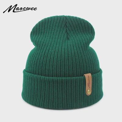 Unisex Knitted Wool Beanie: Stylish, Warm Autumn & Winter Hat for Adults, Hot-Selling Fashion Accessory