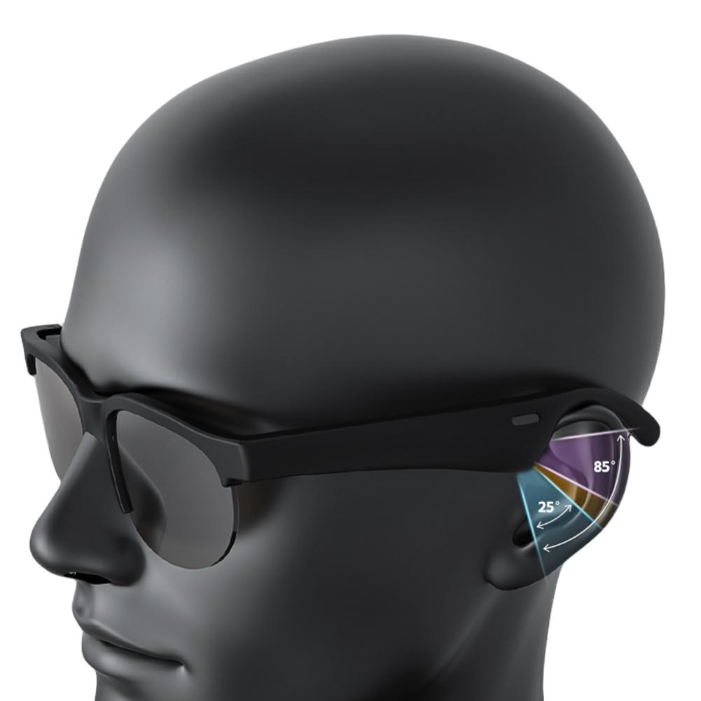 

AI Intelligent Translation Glasses Built-in Microphone Speakers Earphone Glasses Support 144 Languages Sports Driving Sunglasses spain