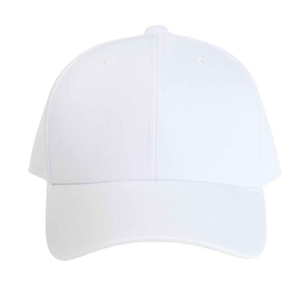 Mizuno Practice White Baseball/Softball Cap, 12JWBB05,