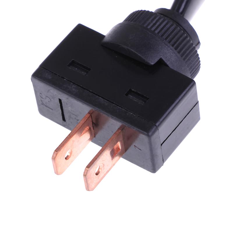 Interruptor de palanca para coche Asw-13-101 de 2 pines y 12 mm, 12 V, 20 A