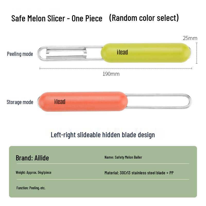 Ericsson Stainless Steel Peeler & Grater for Potatoes and Apples – Portable Kitchen Tool