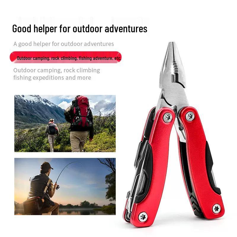 Multi-functional Steel Pliers and Folding Knife - Portable Outdoor Emergency Tool