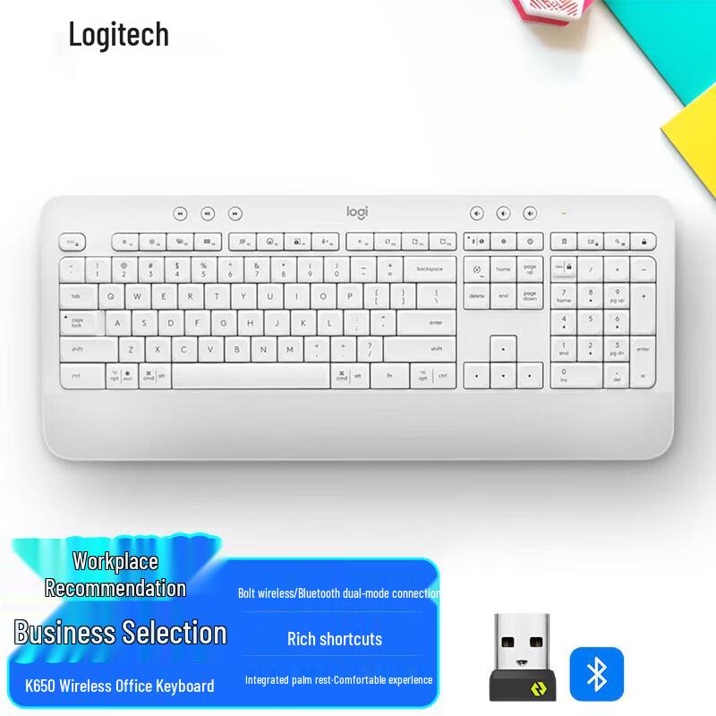 

Logitech K650 Wireless Bluetooth Office Keyboard