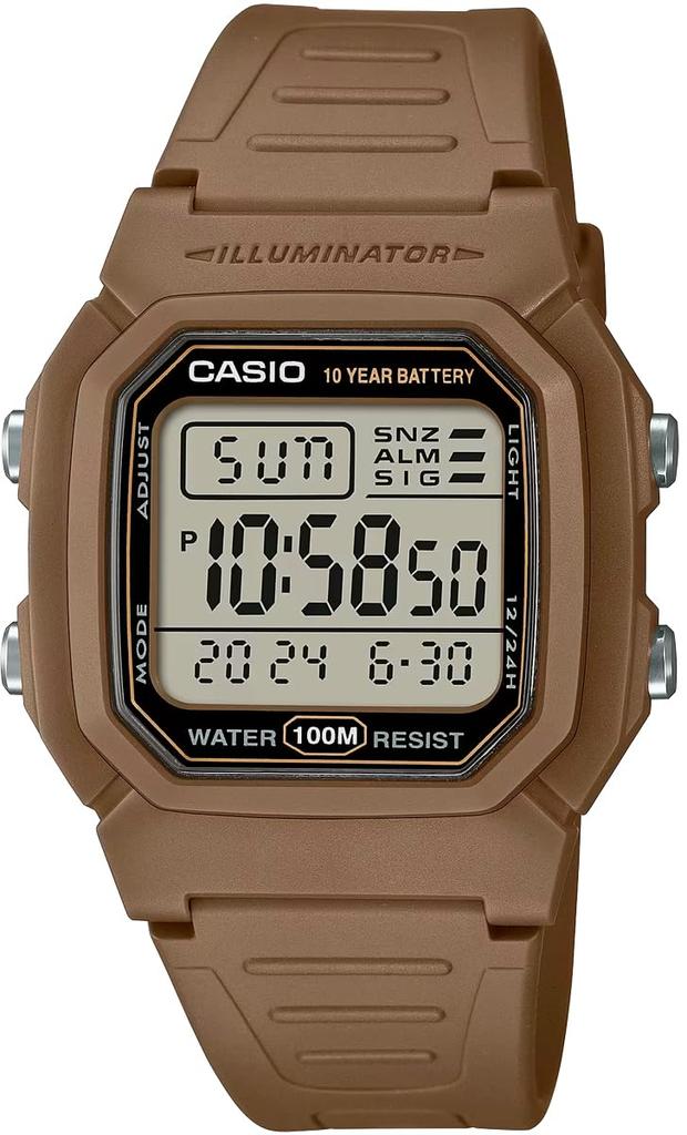 CASIO Standard Digital Watch Brown Overseas Model [Casio] Men's W-800H-5AV [Goods]