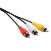 3.5mm Male to 3RCA Male AV Cable Delivering Uncompressed Sound Video Quality Across Multiple Platforms