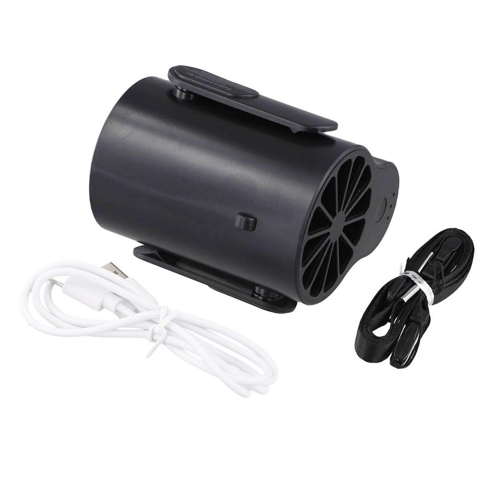 Outdoor Waist Fan Leafless Hanging Neck Fan 2000mAh Battery ABS Material Buckle On Waist Or Belt High-quality Materials